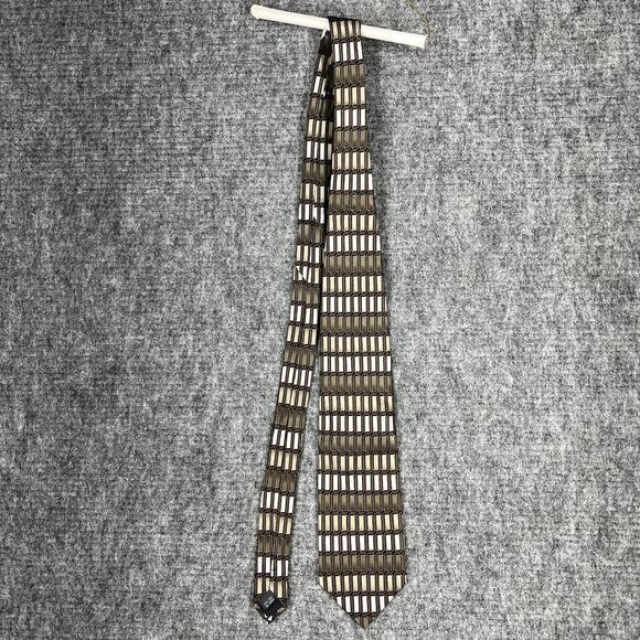 Stanley Blacker Silk Tie Mens 54" long 4" wide Business Formal Designer - Picture 2 of 9
